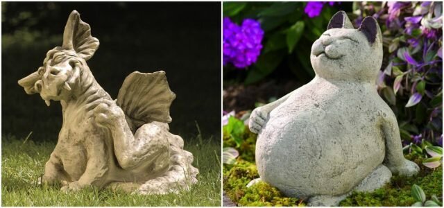 Hogyan készítsünk saját konkrét kerti szobrok
