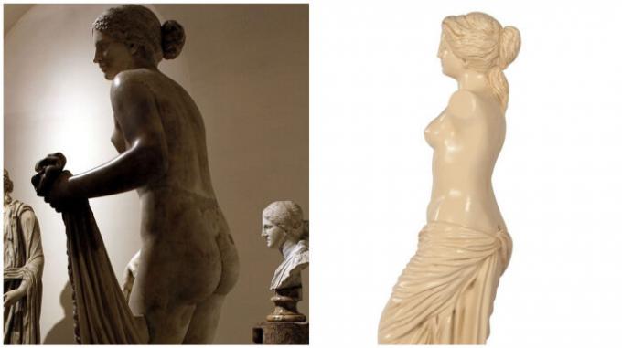 Aphrodité a Cnidus és a Venus de Milo: pop irigység.