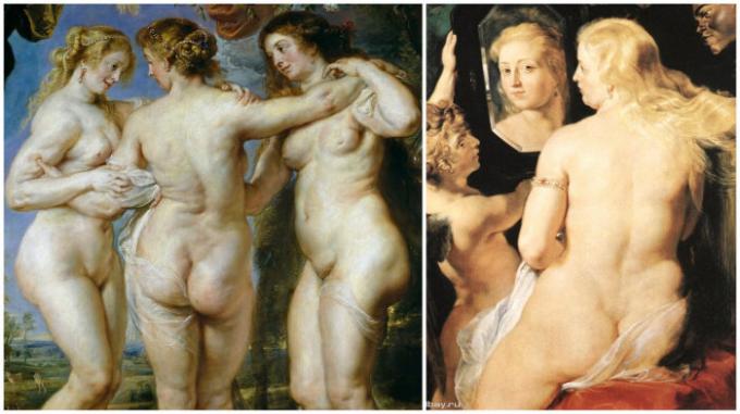 Rubens női papokat - a standard a modern időkben.