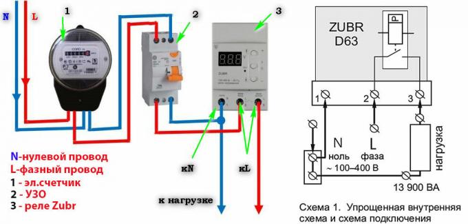 Vezetési megfelelően connect feszültség relé