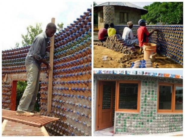 Egy átlagos srác egy menekülttábort épített saját házat a műanyag palackok. | Fotó: facebook.com.