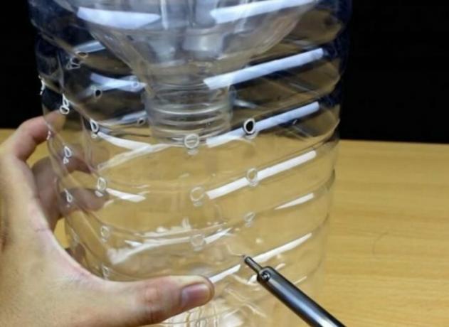 Egy egyszerű módja annak, hogy a halakat egy műanyag palack