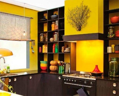 sárga barna konyha