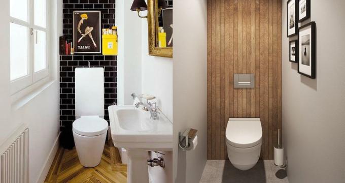 10 okos ötletet a design kis fürdőszobák