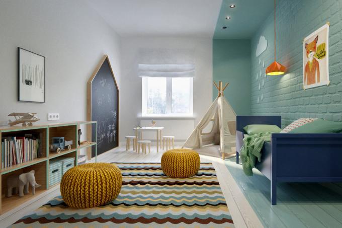 Festeni a falakat egy kis lakásban: 13 ötleteket a tervezők