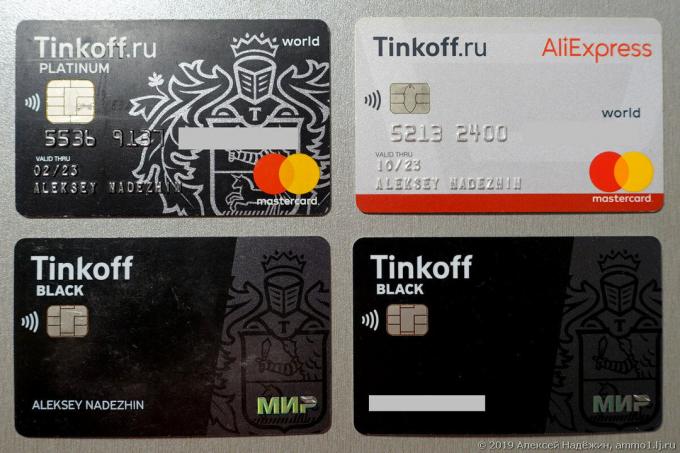 Miért van szükség négy Tinkoff kártyák és néhány csíp