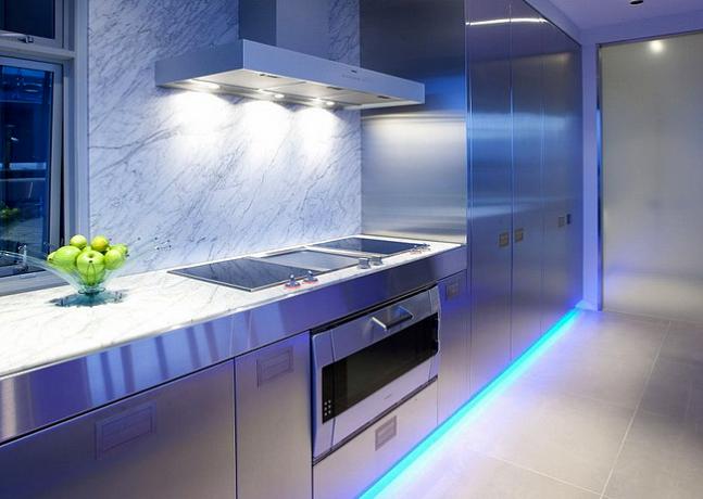 hogyan lehet világítani a konyhában