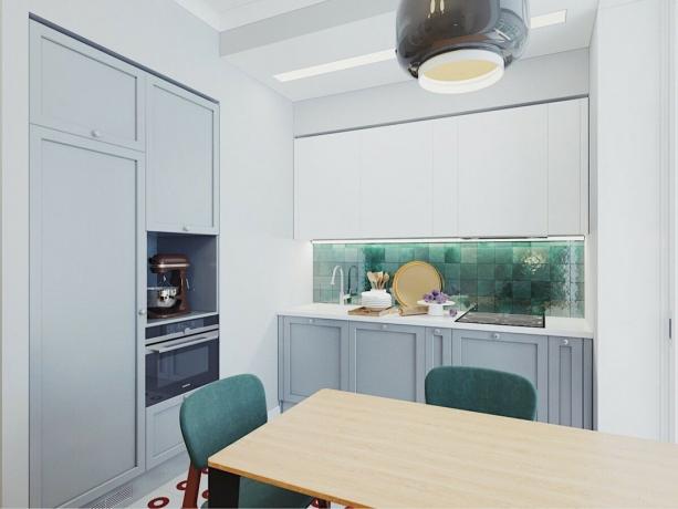 Tól kopeck darab három rubel jegyzet: kényelmes lakás, retro bútor a lakóépület „River Park”