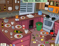 Még mindig a gyerekeknek szánt videojátékból "Tisztítsd meg a konyhát"