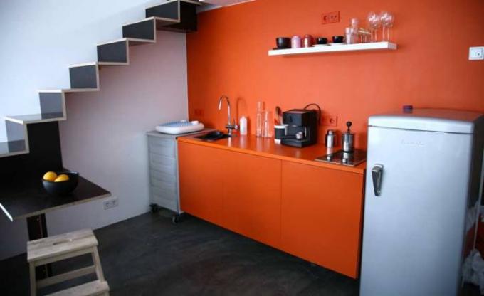 Narancssárga konyha (42 fotó): videó utasítás