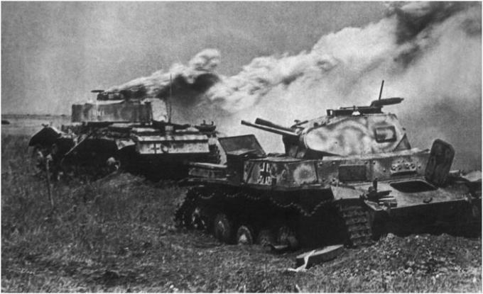 Már az első csata azt mutatta, hogy a német tankok nem olyan megbízható. | Fotó: yandex.ua. 